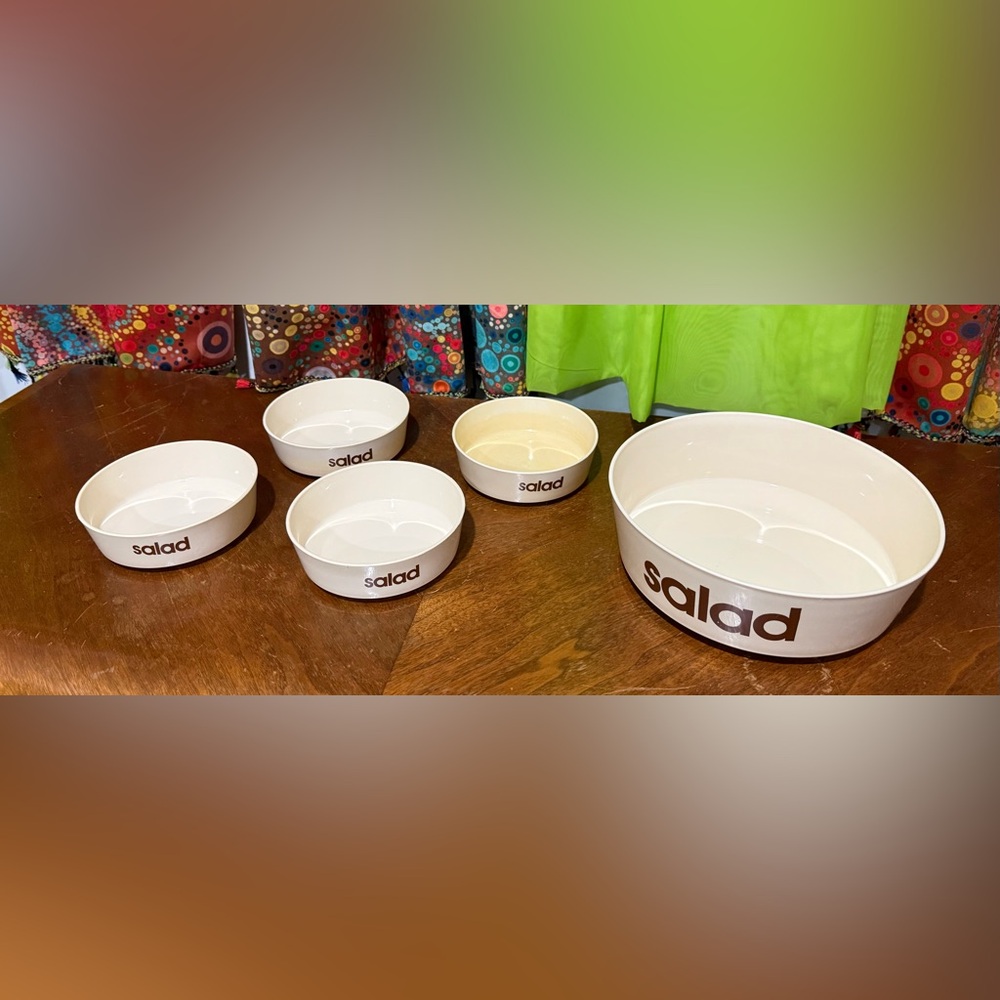 Vintage Salad Set